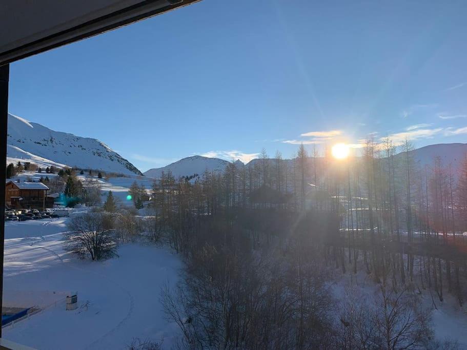 Apartament Au Pied Des Pistes Avec Parking Entierement Renove Huez Zewnętrze zdjęcie